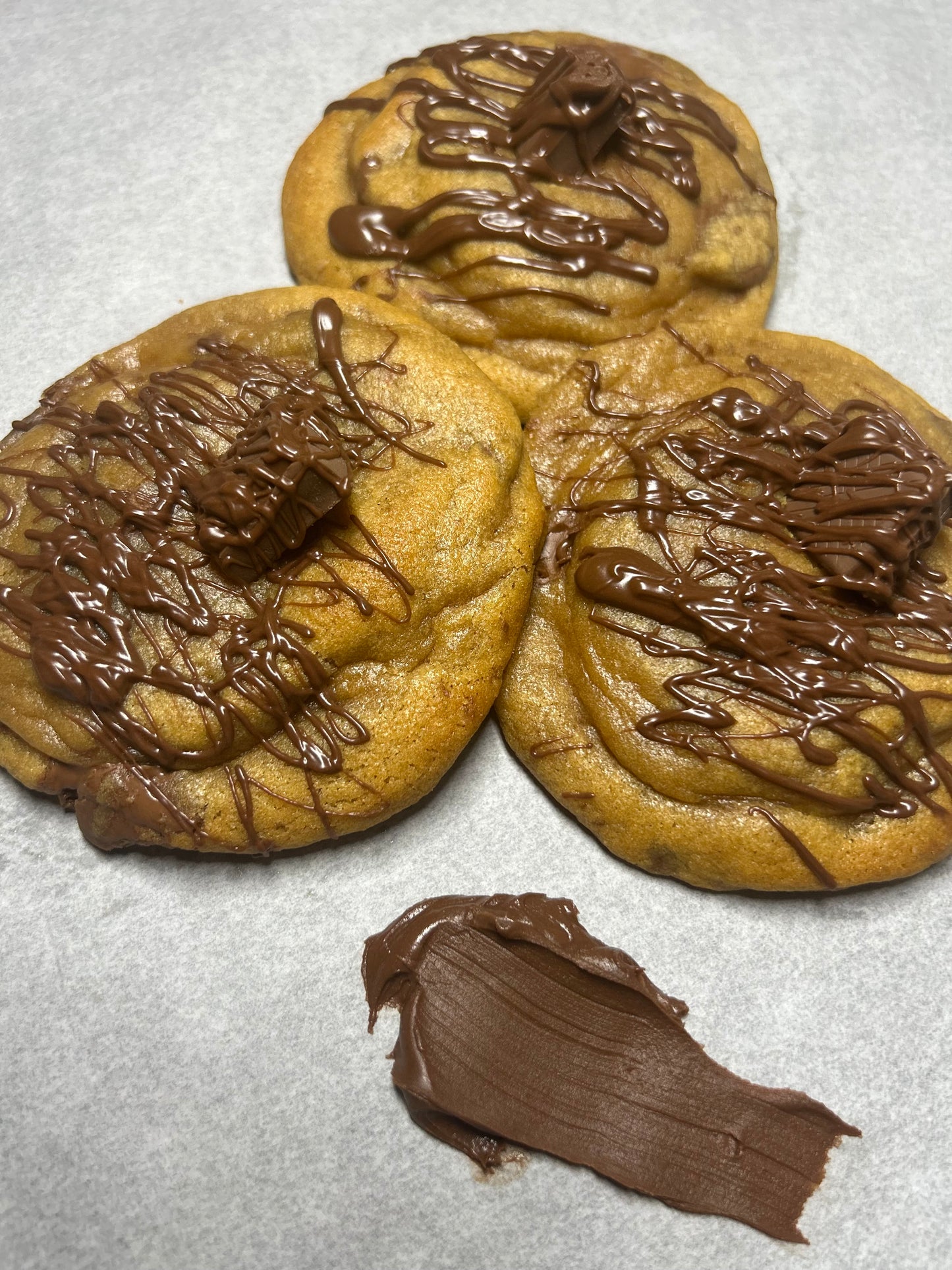 Nutella stuffed cookie